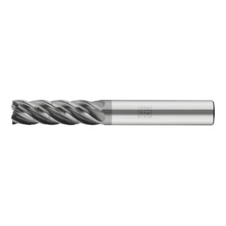 PFERD TOOLS Fraise VHM Ø25 mm, 5 dents, avec diviseur de copeaux, 3xDC, rayon 1 mm, revêtement AlCrN, queue HB, universelle