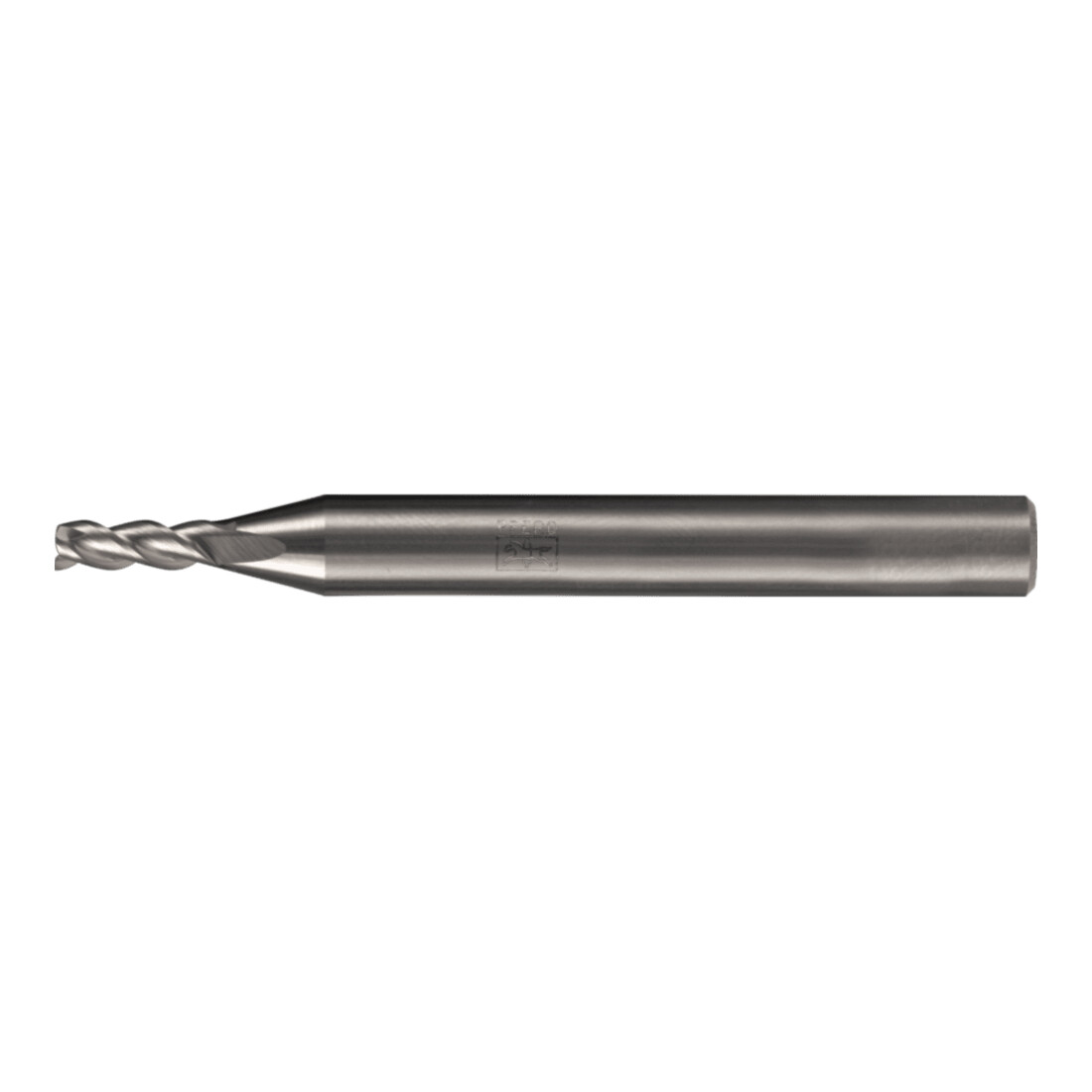 PFERD TOOLS Fraise VHM Ø4 mm, 3 dents, 2xDC, chanfrein 0,05 mm 45°, non revêtue, queue HA, Performance Aluminium