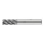 PFERD TOOLS Fraise VHM Ø6 mm, 5 dents, avec diviseur de copeaux, 2xDC, rayon 0,5 mm, revêtement AlCrN, tige HB, universel-1