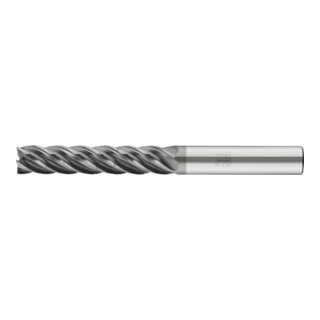 PFERD TOOLS Fraise VHM Ø6 mm, 5 dents, avec diviseur de copeaux, 5xDC, rayon 0,5 mm, revêtement AlCrN, tige HB, universelle
