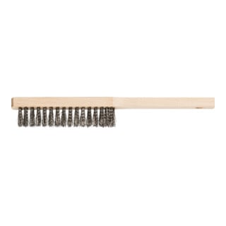 PFERD TOOLS Handbürste für Feinmechaniker HBFM 4reihig Edelstahl-Draht-Ø0,15 mm