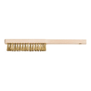 PFERD TOOLS Handbürste für Feinmechaniker HBFM 4reihig Messing-Draht-Ø0,15 mm