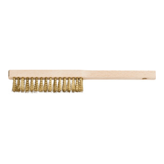 PFERD TOOLS Handbürste für Feinmechaniker HBFM 4reihig Messing-Draht-Ø0,15 mm
