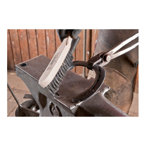 PFERD TOOLS Handbürste für Kehlnähte HBK 3reihig Stahl-Draht-Ø 0,35 mm (10)