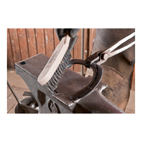 PFERD TOOLS Handbürste für Kehlnähte HBK 3reihig Stahl-Draht-Ø 0,35 mm (10)