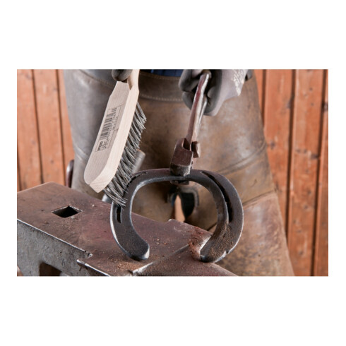 PFERD TOOLS Handbürste für Kehlnähte HBK 3reihig Stahl-Draht-Ø 0,35 mm