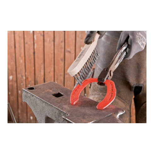 PFERD TOOLS Handbürste für Kehlnähte HBK 3reihig Stahl-Draht-Ø 0,35 mm