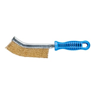 PFERD TOOLS Handbürste gebogen HBG 1reihig Messing-Draht-Ø0,30