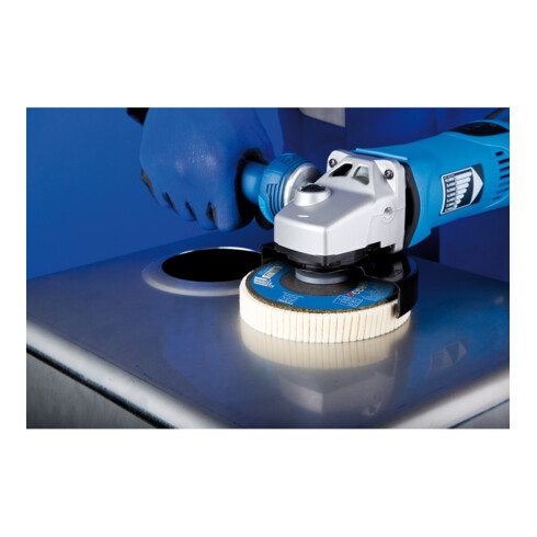 PFERD TOOLS harte Filzfächerscheibe FFS Ø 125 mm Bohrung 22,23 mm für Polierarbeiten mit Winkelschleifer