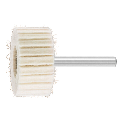 PFERD TOOLS harte Filzlamellenstifte FLS Ø 40x20mm Schaft-Ø 6 mm für universelle Polierarbeiten