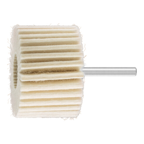 PFERD TOOLS harte Filzlamellenstifte FLS Ø 60x40mm Schaft-Ø 6 mm für universelle Polierarbeiten