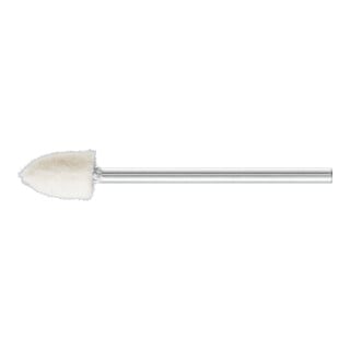 PFERD TOOLS harte Filzpolierstifte Spitzkegelform Ø 6x10mm Schaft-Ø 2,35 mm