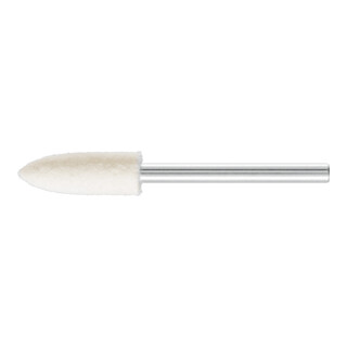 PFERD TOOLS harte Filzpolierstifte Spitzkegelform Ø 6x18 mm Schaft-Ø 3 mm