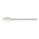PFERD TOOLS harte Filzpolierstifte Spitzkegelform Ø 6x10mm Schaft-Ø 3 mm