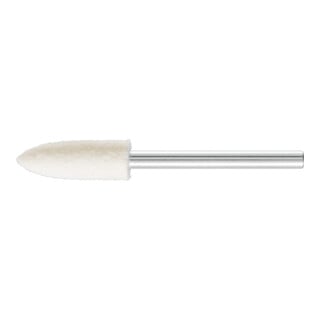 PFERD TOOLS harte Filzpolierstifte Spitzkegelform Ø 6x18 mm Schaft-Ø 3 mm