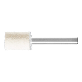 PFERD TOOLS harte Filzpolierstifte Zylinderform mit Stirnbohrung Ø 15x20mm Schaft-Ø 6 mm