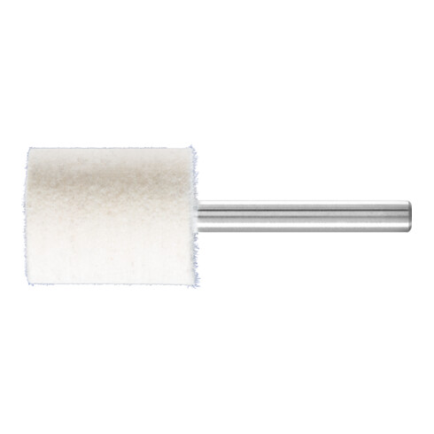 PFERD TOOLS harte Filzpolierstifte Zylinderform mit Stirnbohrung Ø 25x30mm Schaft-Ø 6 mm