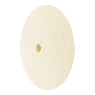 PFERD TOOLS harte Filzscheibe in Linsenform Ø 22x5 mm Bohrung Ø 2 mm für universelle Polierarbeiten