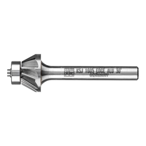 PFERD TOOLS Hartmetall Frässtift EDGE ALU Kegel KSJ 30° Ø 16x05 mm Schaft-Ø 6 mm Kantenbearbeitung Alu