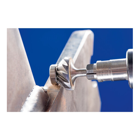 PFERD TOOLS Hartmetall Frässtift EDGE Kegelsenk KSJ 45° Ø 16x03 mm Schaft-Ø 6 mm Kantenbearbeitung