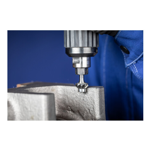 PFERD TOOLS Hartmetall Frässtift EDGE Kegelsenk KSK 45° Ø 16x03 mm Schaft-Ø 6 mm Kantenbearbeitung