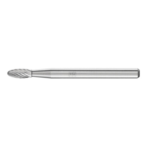 PFERD TOOLS Hartmetall Frässtift Flamme B Ø 03x07 mm Schaft-Ø 3 mm Z5 universal fein