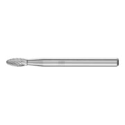 PFERD TOOLS Hartmetall Frässtift Flamme B Ø 03x07 mm Schaft-Ø 3 mm Z5 universal fein