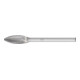 PFERD TOOLS Hartmetall Frässtift Flamme B Ø 06x13 mm Schaft-Ø 3 mm Z5 universal fein-1