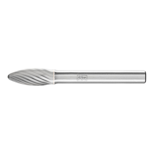 PFERD TOOLS Hartmetall Frässtift Flamme B Ø 08x20mm Schaft-Ø 6 mm Z3 universal mittel