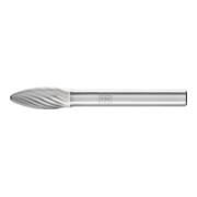 PFERD TOOLS Hartmetall Frässtift Flamme B Ø 08x20mm Schaft-Ø 6 mm Z3 universal mittel