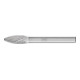 PFERD TOOLS Hartmetall Frässtift Flamme B Ø 08x20mm Schaft-Ø 6 mm Z3P universal mittel kreuzverzahnt-1