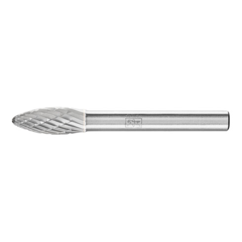 PFERD TOOLS Hartmetall Frässtift Flamme B Ø 08x20mm Schaft-Ø 6 mm Z3P universal mittel kreuzverzahnt
