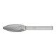 PFERD TOOLS Hartmetall Frässtift Flamme B Ø 12x30mm Schaft-Ø 6 mm Z3 universal mittel-1