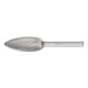 PFERD TOOLS Hartmetall Frässtift Flamme B Ø 16x35 mm Schaft-Ø 6 mm Z3P universal mittel kreuzverzahnt