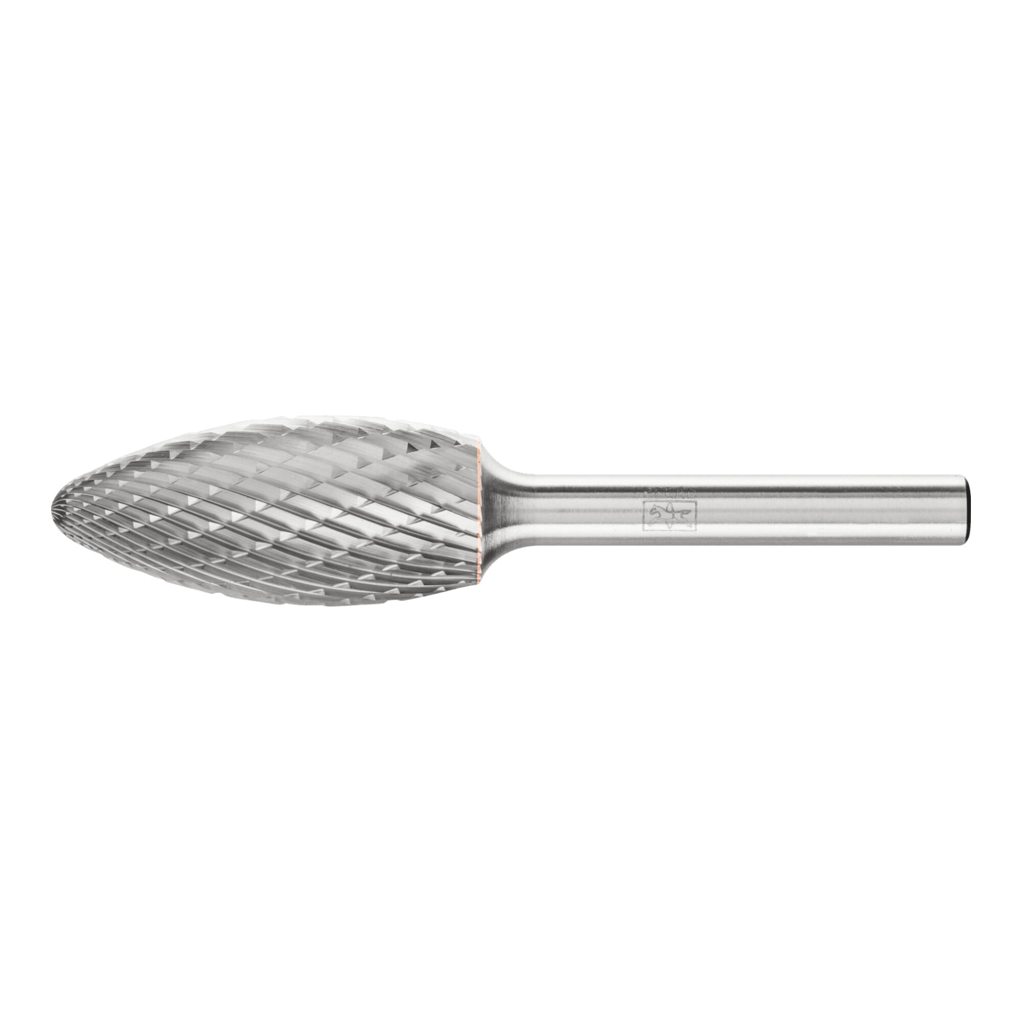 PFERD TOOLS Hartmetall Frässtift Flamme B Ø 16x35 mm Schaft-Ø 6 mm Z3P universal mittel kreuzverzahnt