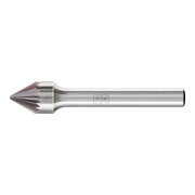 PFERD TOOLS Hartmetall Frässtift Kegelsenk KSJ 60° Ø 10x08 mm Schaft-Ø 6 mm Z3 universal mittel