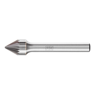 PFERD TOOLS Hartmetall Frässtift Kegelsenk KSJ 60° Ø 10x08 mm Schaft-Ø 6 mm Z3 universal mittel