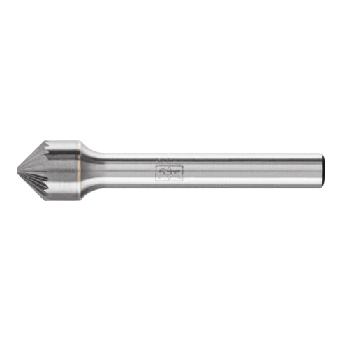 PFERD TOOLS Hartmetall Frässtift Kegelsenk KSK 90° Ø 10x05 mm Schaft-Ø 6 mm Z3 universal mittel