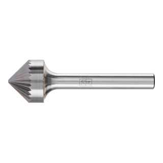 PFERD TOOLS Hartmetall Frässtift Kegelsenk KSK 90° Ø 16x08 mm Schaft-Ø 6 mm Z3 universal mittel