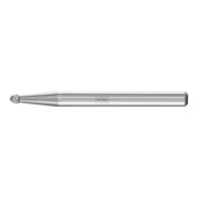 PFERD TOOLS Hartmetall Frässtift Kugel KUD Ø 02x1,5 mm Schaft-Ø 3 mm Z3P universal mittel kreuzverzahnt