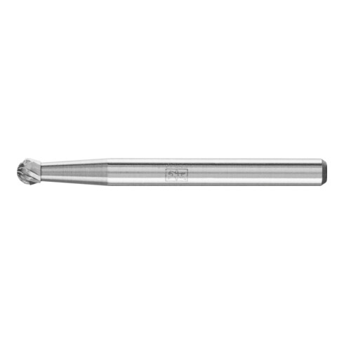 PFERD TOOLS Hartmetall Frässtift Kugel KUD Ø 03x02 mm Schaft-Ø 3 mm Z4 universal mittel fein