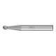 PFERD TOOLS Hartmetall Frässtift Kugel KUD Ø 04x03 mm Schaft-Ø 6 mm Z5 universal fein-1