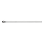 PFERD TOOLS Hartmetall Frässtift Kugel KUD Ø 06x05 mm Schaft-Ø 3x75 mm Z5 universal fein