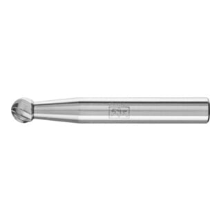 PFERD TOOLS Hartmetall Frässtift Kugel KUD Ø 06x05 mm Schaft-Ø 6 mm Z3 universal mittel