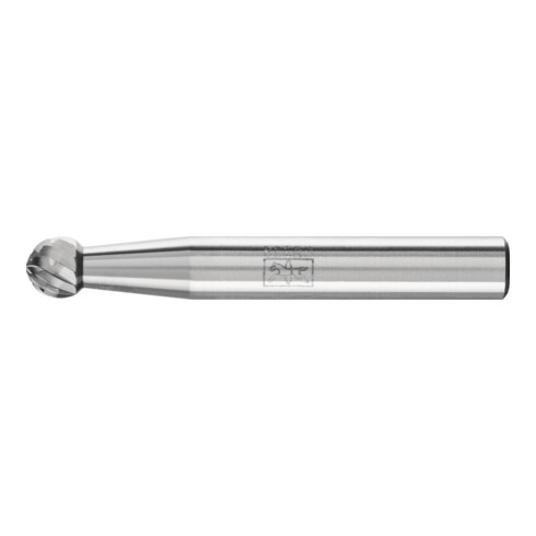 PFERD TOOLS Hartmetall Frässtift Kugel KUD Ø 06x05 mm Schaft-Ø 6 mm Z3P universal mittel kreuzverzahnt