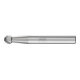 PFERD TOOLS Hartmetall Frässtift Kugel KUD Ø 06x05 mm Schaft-Ø 6 mm Z4 universal mittel fein-1