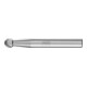 PFERD TOOLS Hartmetall Frässtift Kugel KUD Ø 06x05 mm Schaft-Ø 6 mm Z4 universal mittel fein-1
