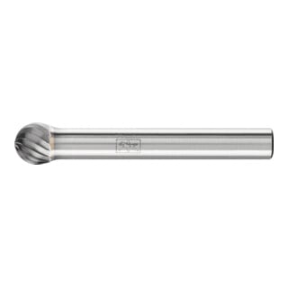 PFERD TOOLS Hartmetall Frässtift Kugel KUD Ø 08x07 mm Schaft-Ø 6 mm Z3 universal mittel