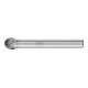 PFERD TOOLS Hartmetall Frässtift Kugel KUD Ø 08x07 mm Schaft-Ø 6 mm Z3 universal mittel-1