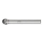 PFERD TOOLS Hartmetall Frässtift Kugel KUD Ø 08x07 mm Schaft-Ø 6 mm Z3 universal mittel